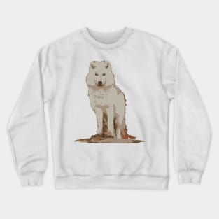 White wolf Crewneck Sweatshirt